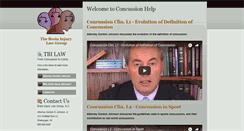 Desktop Screenshot of concussionhelp.com